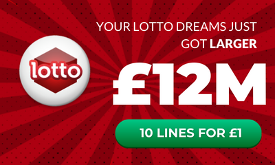 National Lottery - 10 Tickets for £1